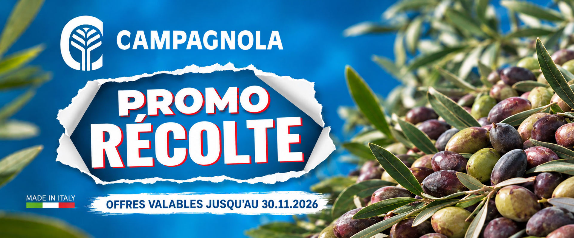 Promo Récolte 2026 Campagnola